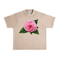 French Oak Camellia Flower Urban Heavy Tee - LillyAllenDesigns