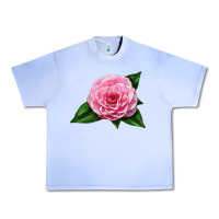 Grape Ice Camellia Flower Urban Heavy Tee - LillyAllenDesigns