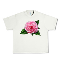 Pistachio Camellia Flower Urban Heavy Tee - LillyAllenDesigns