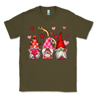Army Green valentine's day gnomes Classic Tee - OliviaCreatesArt