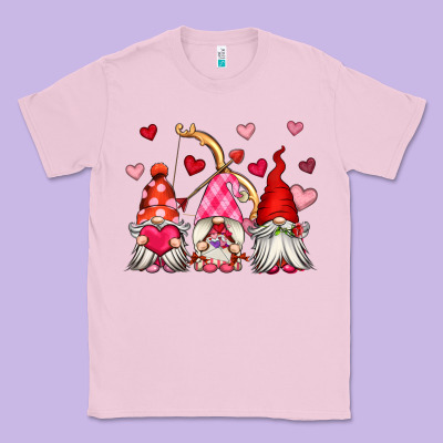 Valentine's Day Gnomes Classic Tee Designed By Oliviacreatesart
