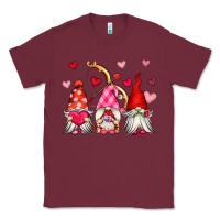 Burgundy valentine's day gnomes Classic Tee - OliviaCreatesArt