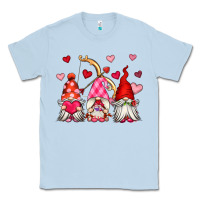 Dusty Blue valentine's day gnomes Classic Tee - OliviaCreatesArt
