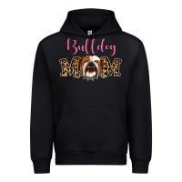 Black Bulldog Mom Urban Hoodie - Jasminsmagicworld