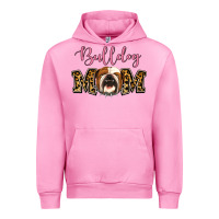 Fuchsia Pink Bulldog Mom Urban Hoodie - Jasminsmagicworld