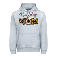 Heather Grey Bulldog Mom Urban Hoodie - Jasminsmagicworld