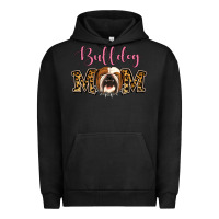 Pigment Black Bulldog Mom Urban Hoodie - Jasminsmagicworld
