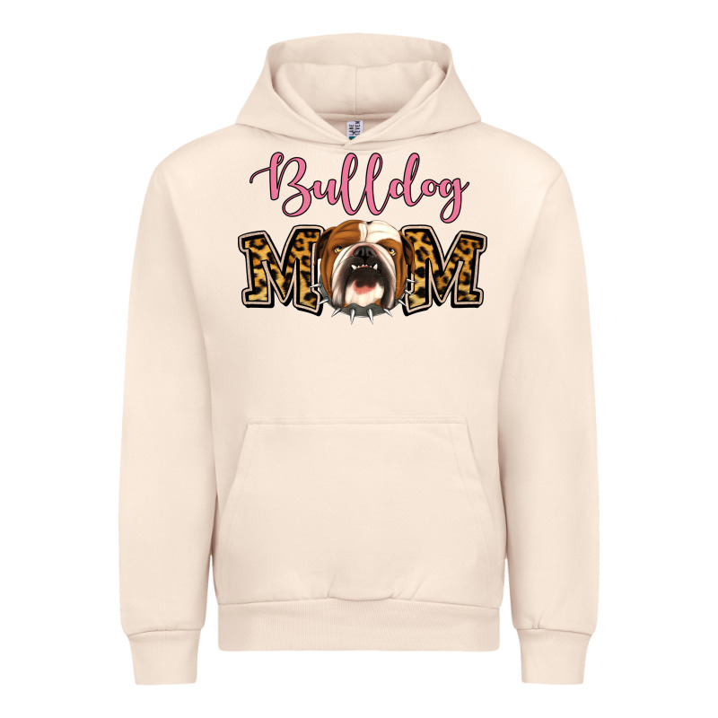Bulldog Mom Urban Hoodie by Jasminsmagicworld | Teevron