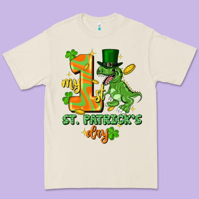 My First St. Patricks Day Premium Tee Designed By Fadigitalartstudio