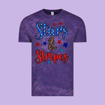 Stars & Stripes Vintage Tee Designed By Bundleandbundleshop