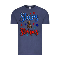 Vintage Denim stars & stripes Vintage Tee - BundleAndBundleShop