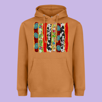 Christmas Brushstroke Heavyweight Hoodie Designed By Jasminsmagicworld