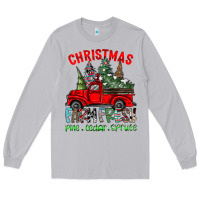 Moon Dust christmas tree farm truck Long Sleeve Tee - CowhideDigitalArt