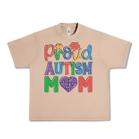 Burro Proud Autism Mom Urban Heavy Tee - CowhideDigitalArt