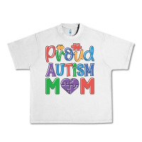 Lunar Rock Proud Autism Mom Urban Heavy Tee - CowhideDigitalArt