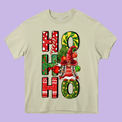 Ho Ho Ho Gnomes Fa Heavy Core Tee Designed By Fadigitalartstudio
