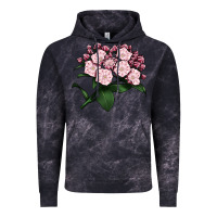 Cloud Black Mountain Laurel Flower Illustrations Vintage Hoodie - LillyAllenDesigns