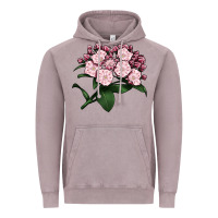 Vintage Zinc Mountain Laurel Flower Illustrations Vintage Hoodie - LillyAllenDesigns