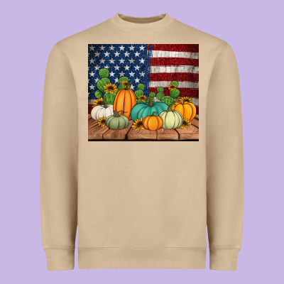 Fall Themed American Tumbler Heavyweight Sweatshirt Designed By Jasminsmagicworld