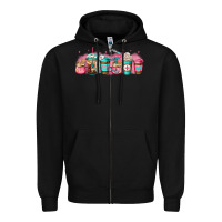 Black nurse fuel coffee cup Zipper Hoodie - Jasminsmagicworld