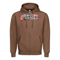 Chestnut nurse fuel coffee cup Zipper Hoodie - Jasminsmagicworld
