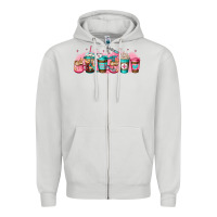 Dove Grey nurse fuel coffee cup Zipper Hoodie - Jasminsmagicworld
