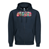 Navy nurse fuel coffee cup Zipper Hoodie - Jasminsmagicworld