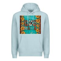 Blue Mist dog mama Premium Hoodie - Artiststas
