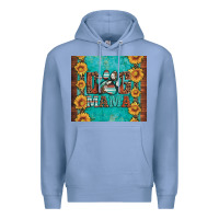 Colony Blue dog mama Premium Hoodie - Artiststas