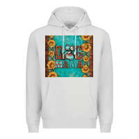 Dove Grey dog mama Premium Hoodie - Artiststas