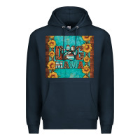 Navy dog mama Premium Hoodie - Artiststas