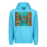 Ocean Blue dog mama Premium Hoodie - Artiststas
