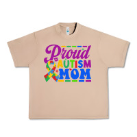 Burro Proud Autism Mom Urban Heavy Tee - CowhideDigitalArt