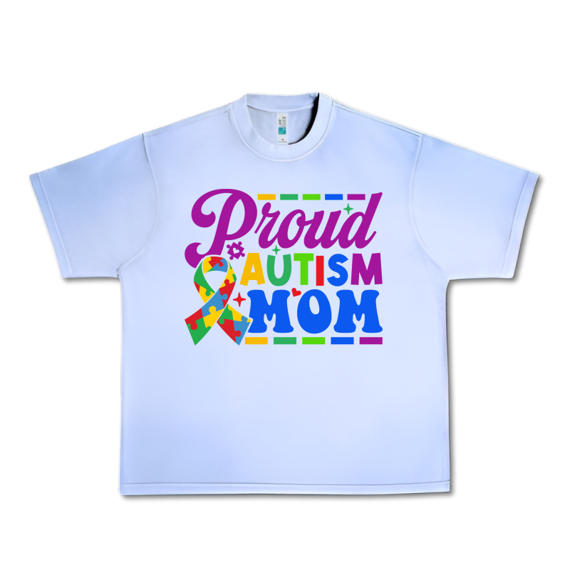 Proud Autism Mom Urban Heavy Tee by CowhideDigitalArt | Teevron