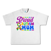 Lunar Rock Proud Autism Mom Urban Heavy Tee - CowhideDigitalArt