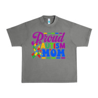 Tornado Proud Autism Mom Urban Heavy Tee - CowhideDigitalArt