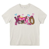 Cream xoxo cow valentine's day Heavy Core Tee - OliviaCreatesArt