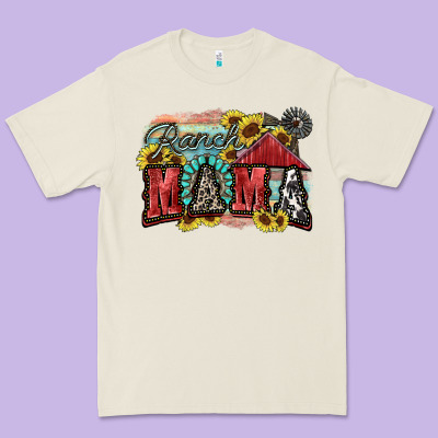 Ranch Mama Motthaer's Day Premium Tee Designed By Fadigitalartstudio