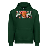 Forest Green Cow Mom Urban Hoodie - Jasminsmagicworld