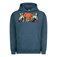 Pigment Midnight Navy Cow Mom Urban Hoodie - Jasminsmagicworld