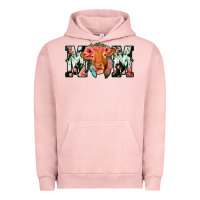 Pigment Salmon Cow Mom Urban Hoodie - Jasminsmagicworld