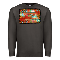 Smoke christmas serape sunflower background Premium Sweatshirt - Jasminsmagicworld