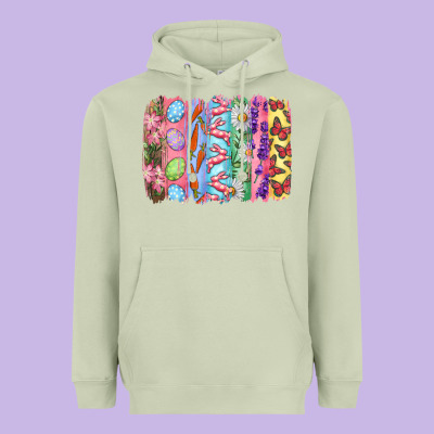 Easter Brushstrokes Heavyweight Hoodie Designed By Ranaportraitstore
