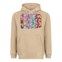 Mushroom Easter Brushstrokes Heavyweight Hoodie - RanaPortraitStore