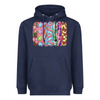 Navy Easter Brushstrokes Heavyweight Hoodie - RanaPortraitStore