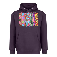 Plum Easter Brushstrokes Heavyweight Hoodie - RanaPortraitStore