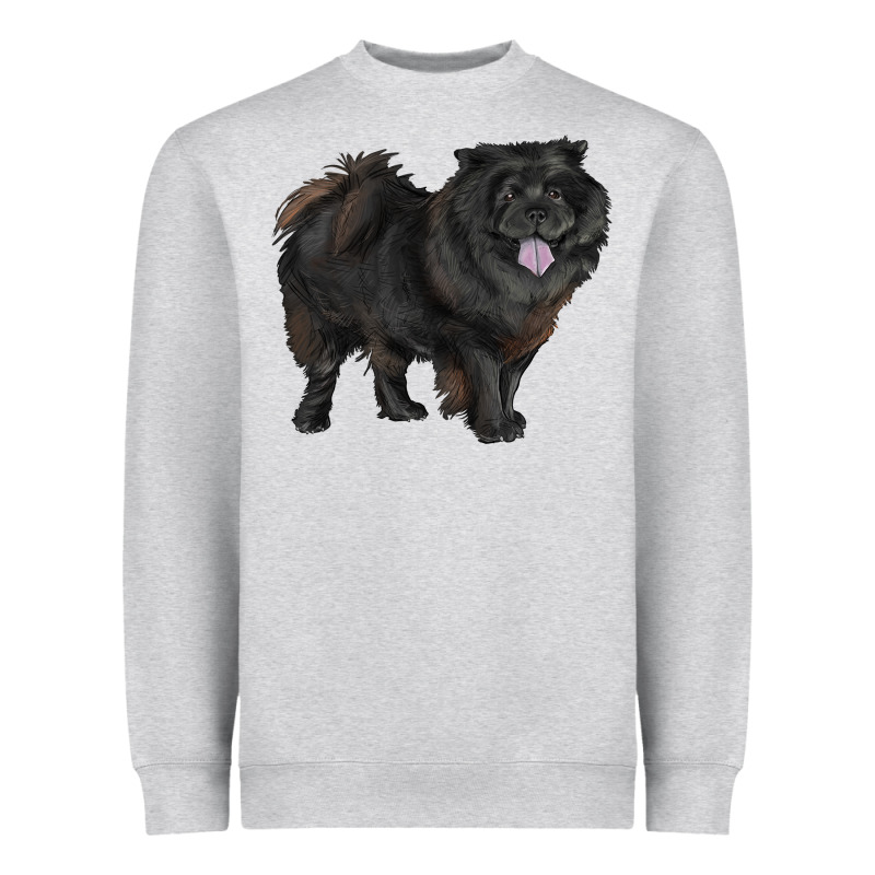 Black Chow Chow Heavyweight Sweatshirt by RanaPortraitStore | Teevron