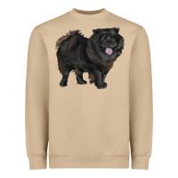 Mushroom black chow chow Heavyweight Sweatshirt - RanaPortraitStore
