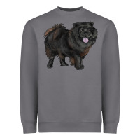 Storm black chow chow Heavyweight Sweatshirt - RanaPortraitStore