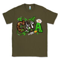 Army Green St. Patrick's Day CNA Classic Tee - OliviaCreatesArt